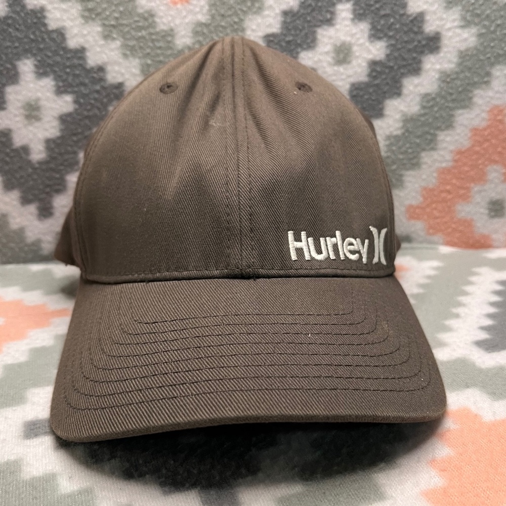 Men's Hurley FlexFi Dk. Grey S/M Baseball Style Bill Hat
